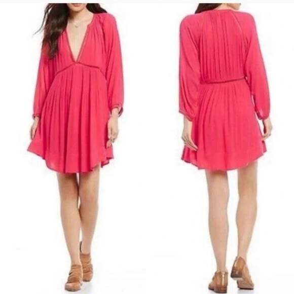 NWOT Free People Go Lightly Swing Dress - Picture 2 of 14